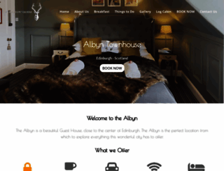 albyntownhouse.co.uk screenshot