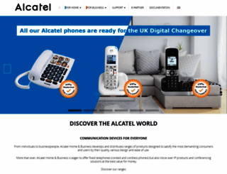 alcatel-home.com screenshot