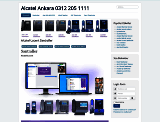 alcatelankara.com screenshot