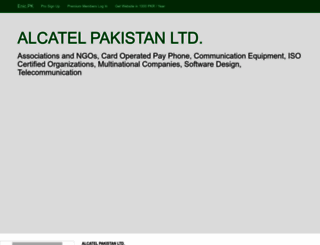 alcatelpakistanltd.enic.pk screenshot