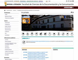 alcazaba.unex.es screenshot