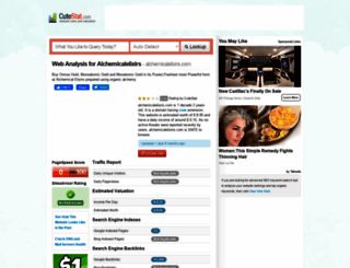 alchemicalelixirs.com.cutestat.com screenshot