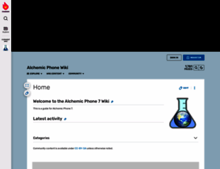alchemicphone.wikia.com screenshot
