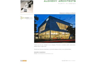 alchemyarchitects.co.za screenshot