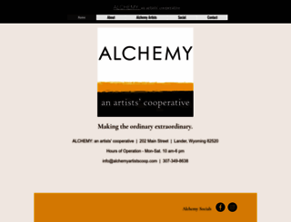 alchemyartistscoop.com screenshot