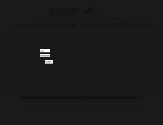 alchemyfineevents.com screenshot