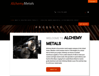 alchemymetals.net screenshot