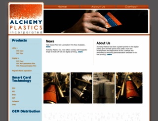alchemyplastics.com screenshot