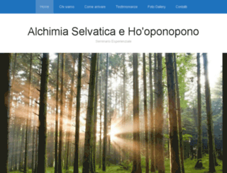 alchimiaselvaticaehooponopono.com screenshot