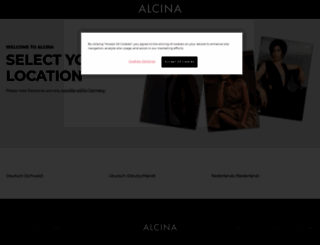 alcina.com screenshot