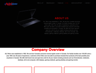 alcmicro.com screenshot