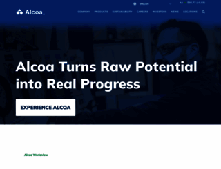 alcoa.com screenshot