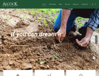alcocknurseries.com screenshot