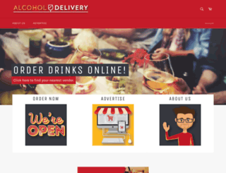 alcohol-delivery.co screenshot