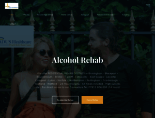 alcohol-rehab.co.uk screenshot