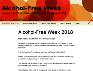 alcoholfreeweek.co.uk screenshot