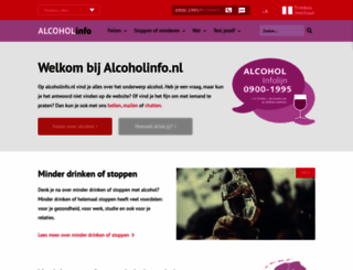 alcoholinfo.nl screenshot
