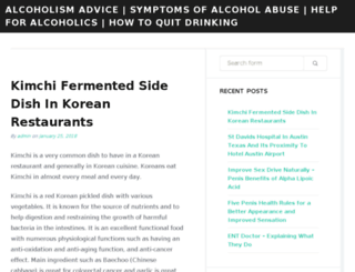 alcoholismadvice.net screenshot
