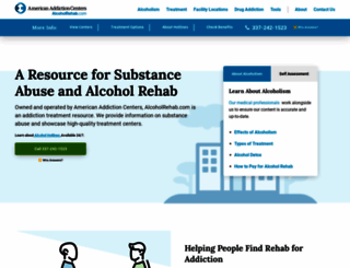 alcoholrehab.com screenshot