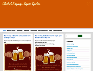 alcoholsayings.com screenshot