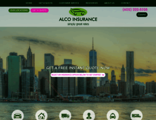 alcoinsurance.com screenshot