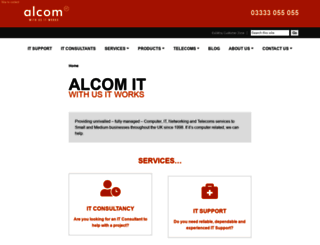 alcom-it.co.uk screenshot