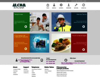 alcom.com.sg screenshot