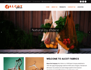 alcotfabrics.net screenshot