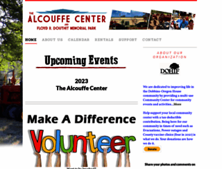 alcouffecenter.org screenshot