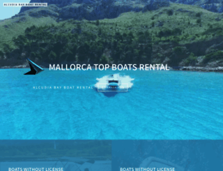 alcudia-boat-rental.com screenshot