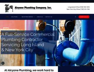 alcyoneplumbing.com screenshot