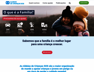 aldeias-sos.org screenshot