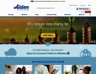 aldenstate.com screenshot