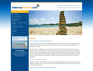 alderneyholidays.com screenshot