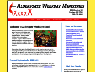 aldersgatewds.org screenshot