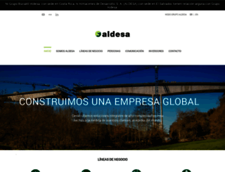 aldesa.es screenshot