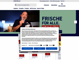 aldi-nord.de screenshot