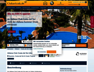 aldiana-alcaidesa.com screenshot