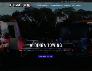 aldingatowing.com.au screenshot