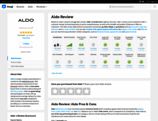 aldo.knoji.com screenshot