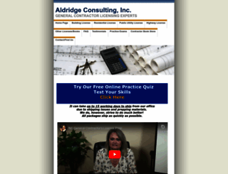 aldridgeconsulting.com screenshot