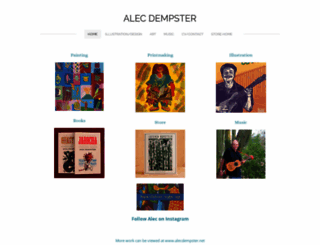 alecdempster.org screenshot