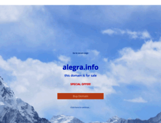 alegra.info screenshot