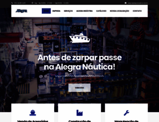 alegranautica.com.br screenshot