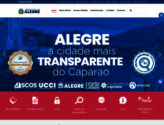 alegre.es.gov.br screenshot