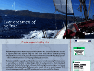 alegria-yachting.gr screenshot