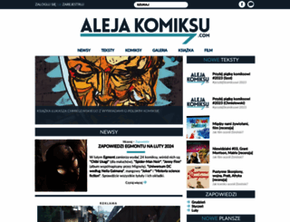 alejakomiksu.pl screenshot