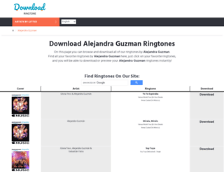 alejandraguzman.download-ringtone.com screenshot