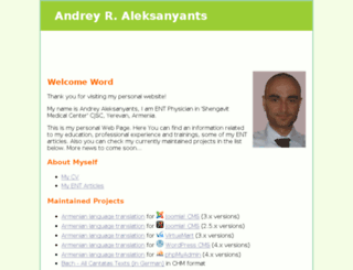aleksanyants.com screenshot