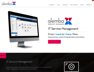 alemba.com screenshot